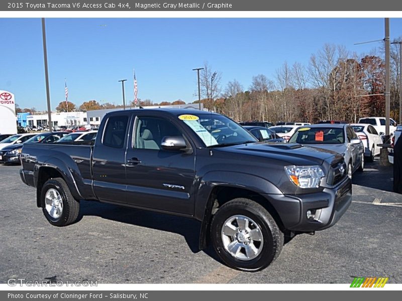 Magnetic Gray Metallic / Graphite 2015 Toyota Tacoma V6 Access Cab 4x4