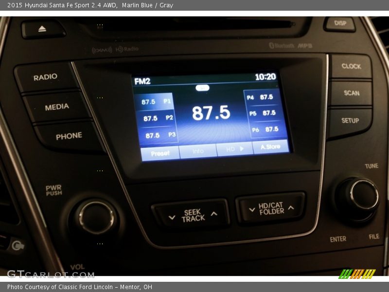 Marlin Blue / Gray 2015 Hyundai Santa Fe Sport 2.4 AWD