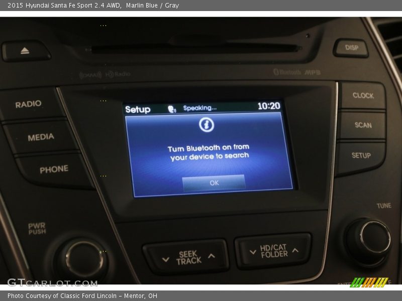 Marlin Blue / Gray 2015 Hyundai Santa Fe Sport 2.4 AWD