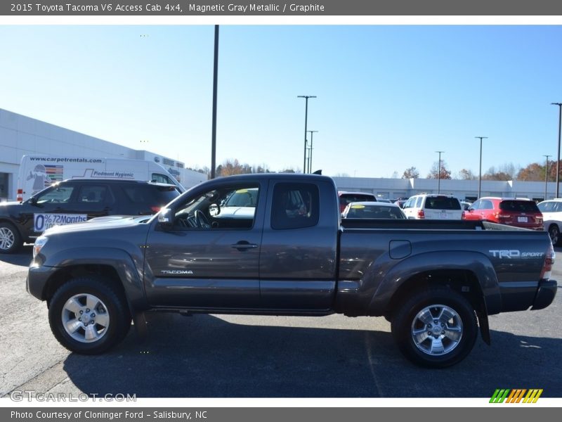 Magnetic Gray Metallic / Graphite 2015 Toyota Tacoma V6 Access Cab 4x4
