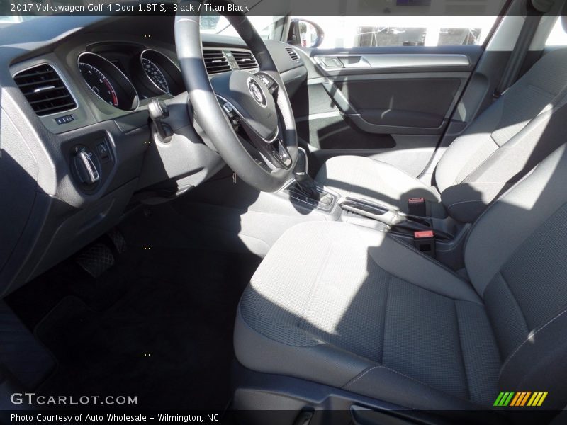 Black / Titan Black 2017 Volkswagen Golf 4 Door 1.8T S