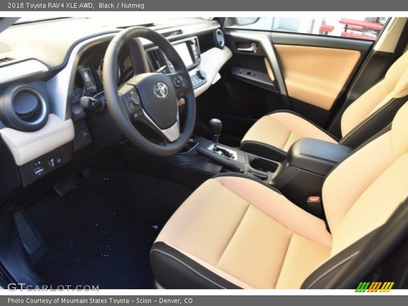 Black / Nutmeg 2018 Toyota RAV4 XLE AWD