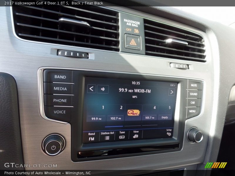 Black / Titan Black 2017 Volkswagen Golf 4 Door 1.8T S