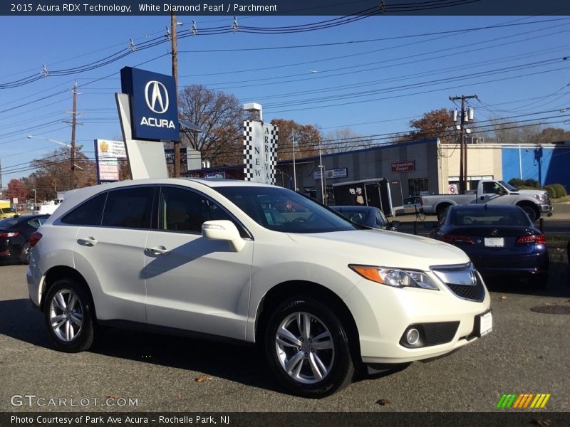 White Diamond Pearl / Parchment 2015 Acura RDX Technology