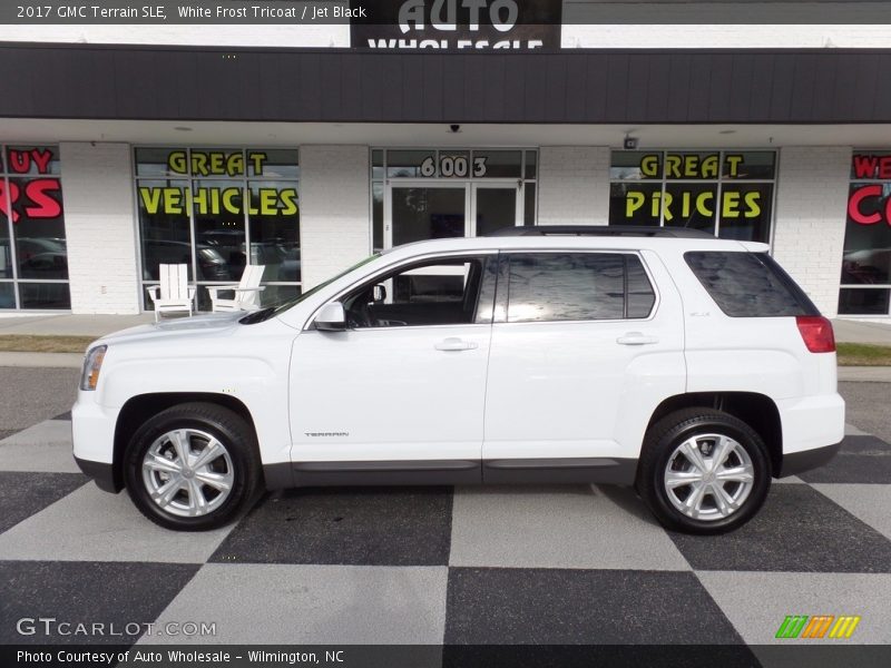 White Frost Tricoat / Jet Black 2017 GMC Terrain SLE
