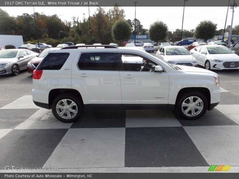 White Frost Tricoat / Jet Black 2017 GMC Terrain SLE