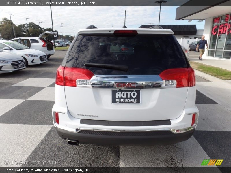 White Frost Tricoat / Jet Black 2017 GMC Terrain SLE