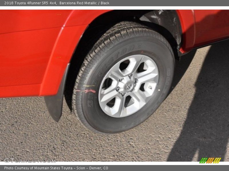 Barcelona Red Metallic / Black 2018 Toyota 4Runner SR5 4x4