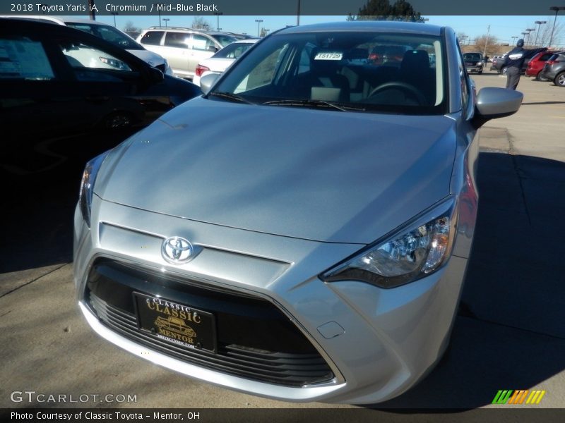 Chromium / Mid-Blue Black 2018 Toyota Yaris iA