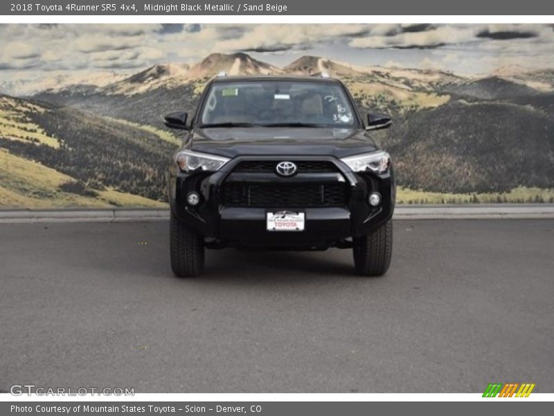 Midnight Black Metallic / Sand Beige 2018 Toyota 4Runner SR5 4x4