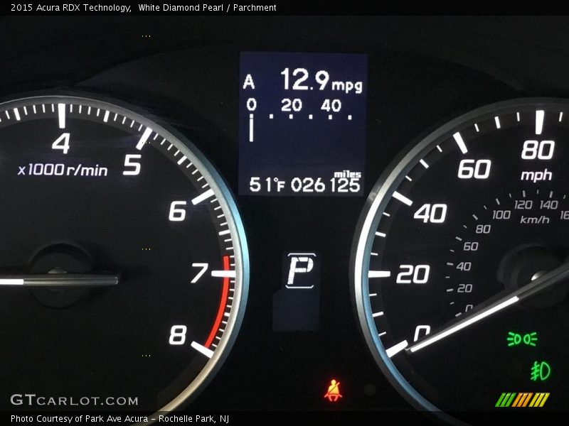 White Diamond Pearl / Parchment 2015 Acura RDX Technology