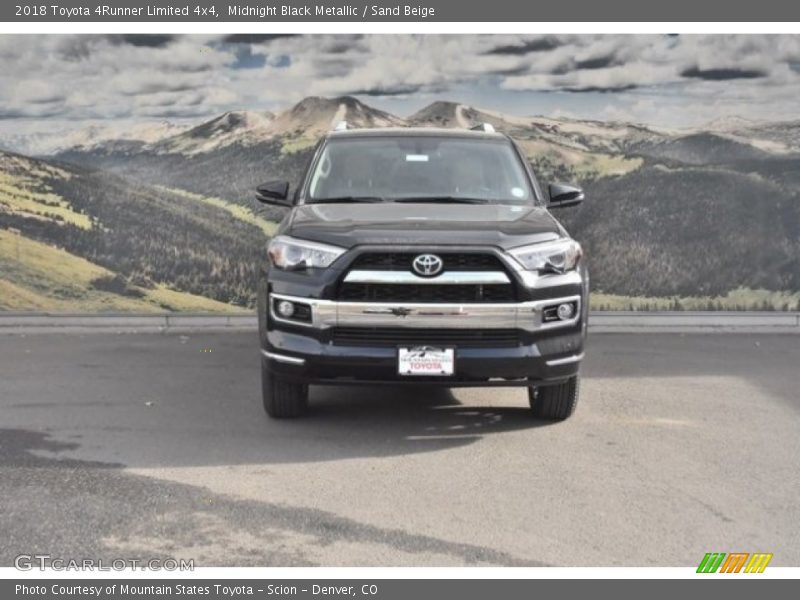 Midnight Black Metallic / Sand Beige 2018 Toyota 4Runner Limited 4x4