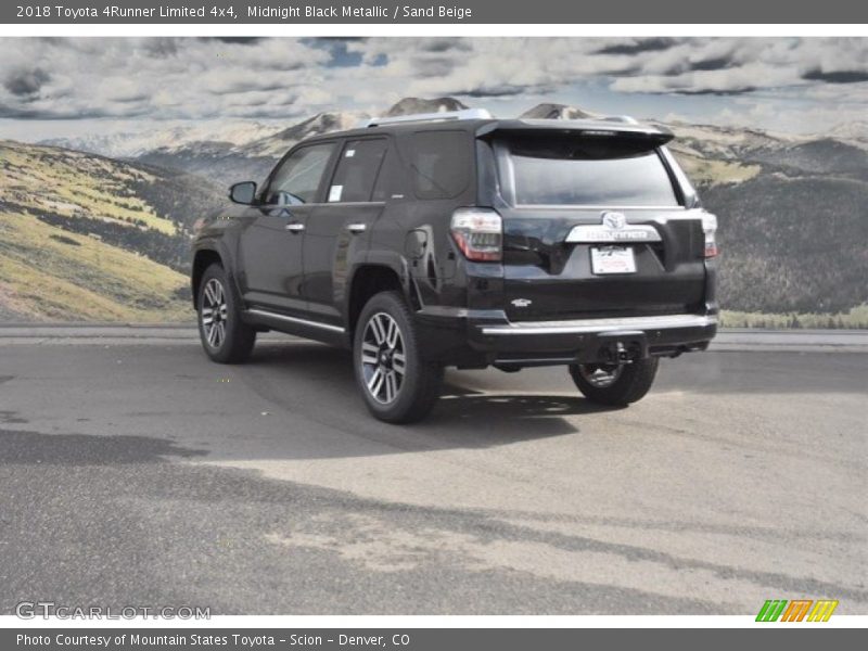 Midnight Black Metallic / Sand Beige 2018 Toyota 4Runner Limited 4x4