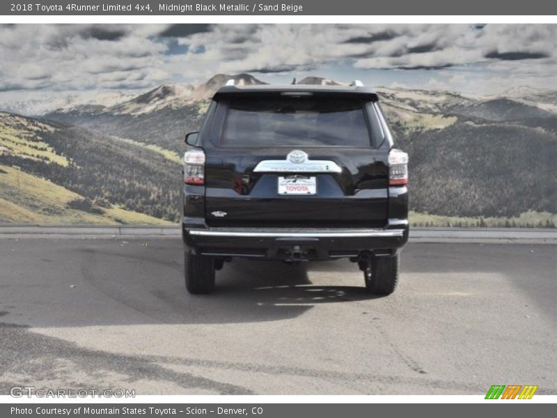 Midnight Black Metallic / Sand Beige 2018 Toyota 4Runner Limited 4x4