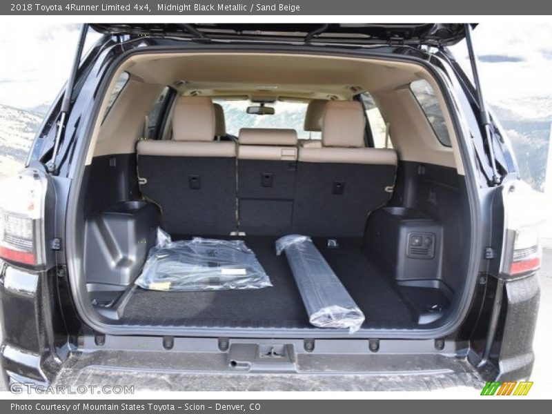Midnight Black Metallic / Sand Beige 2018 Toyota 4Runner Limited 4x4