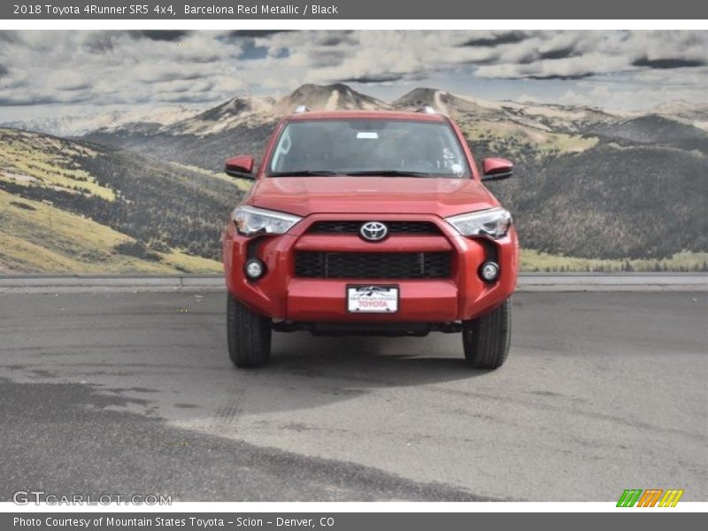 Barcelona Red Metallic / Black 2018 Toyota 4Runner SR5 4x4