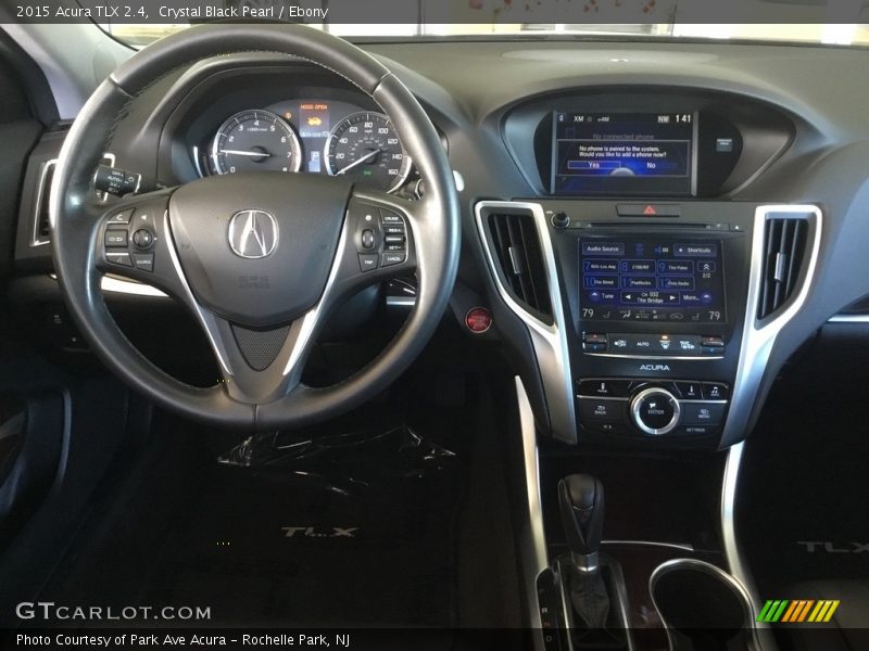 Crystal Black Pearl / Ebony 2015 Acura TLX 2.4