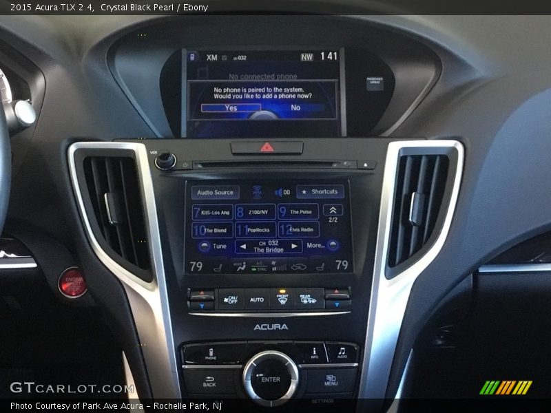Crystal Black Pearl / Ebony 2015 Acura TLX 2.4