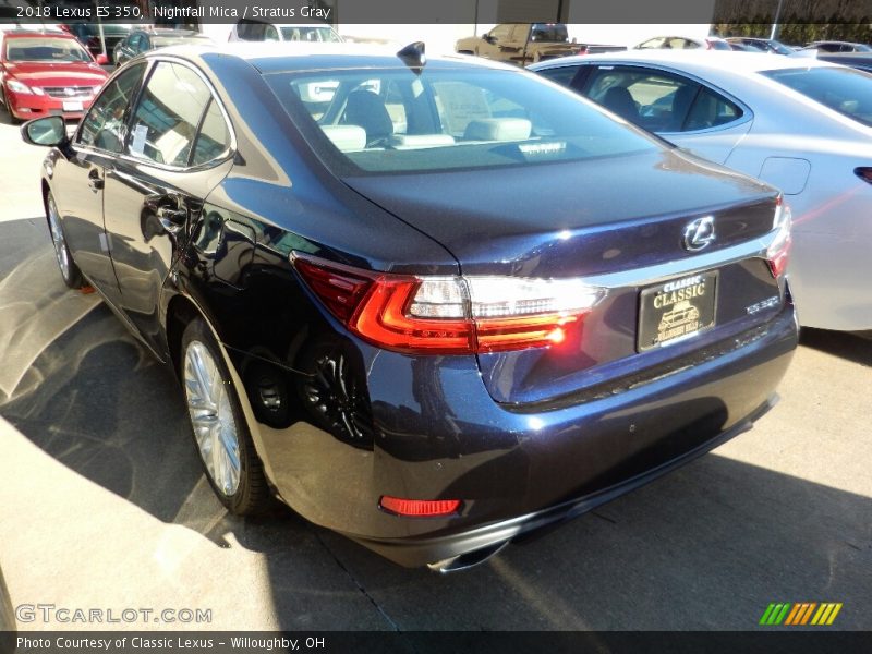 Nightfall Mica / Stratus Gray 2018 Lexus ES 350