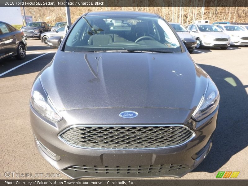 Magnetic / Charcoal Black 2018 Ford Focus SEL Sedan
