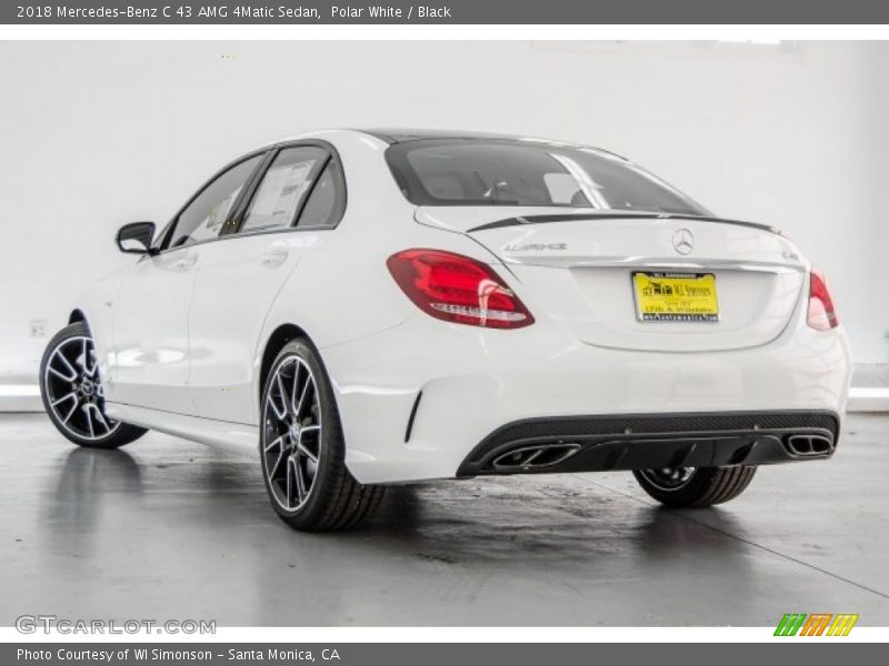 Polar White / Black 2018 Mercedes-Benz C 43 AMG 4Matic Sedan