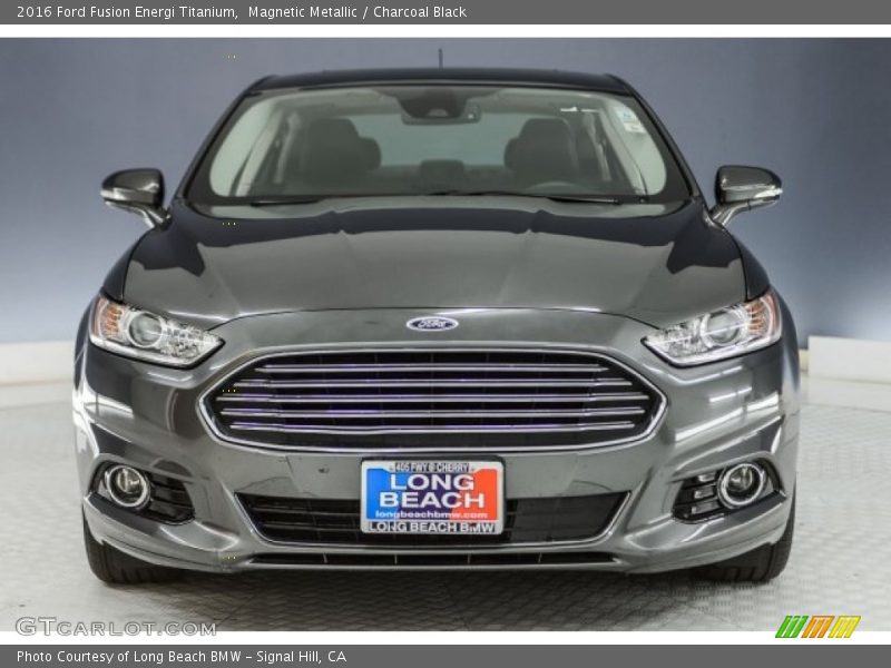 Magnetic Metallic / Charcoal Black 2016 Ford Fusion Energi Titanium