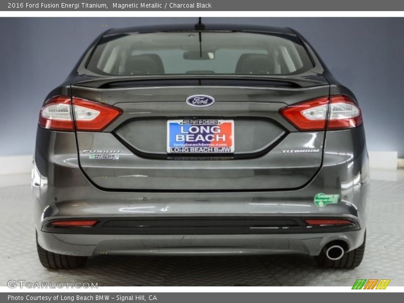 Magnetic Metallic / Charcoal Black 2016 Ford Fusion Energi Titanium