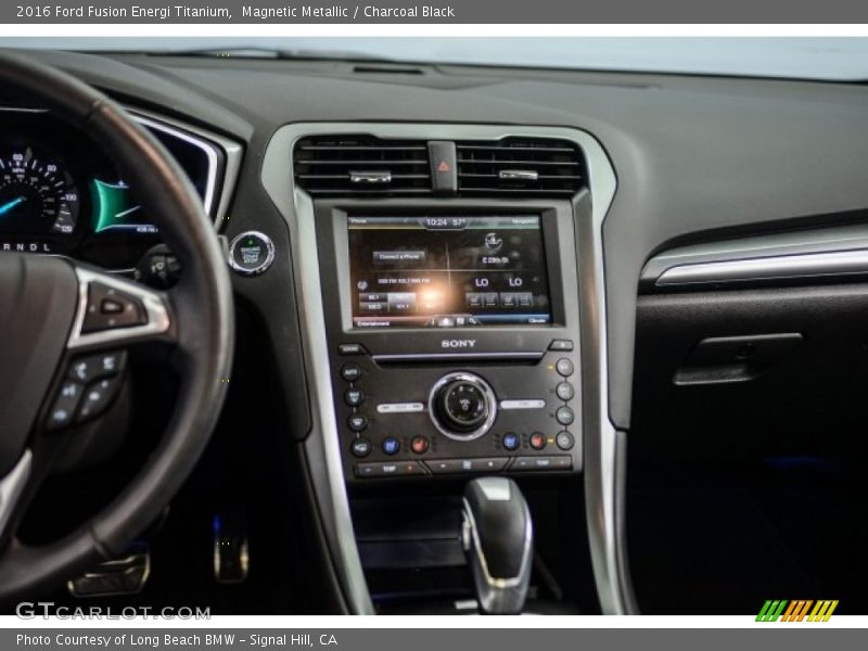 Magnetic Metallic / Charcoal Black 2016 Ford Fusion Energi Titanium