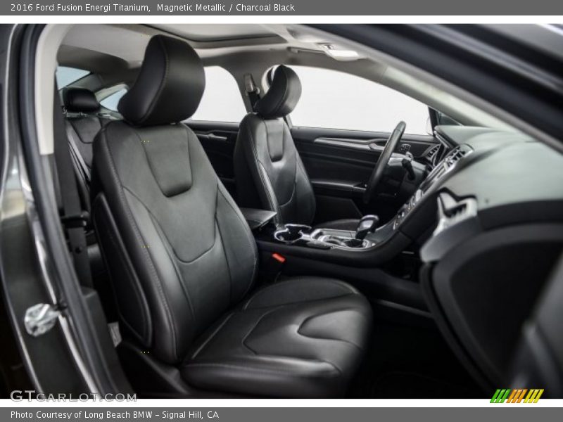 Magnetic Metallic / Charcoal Black 2016 Ford Fusion Energi Titanium
