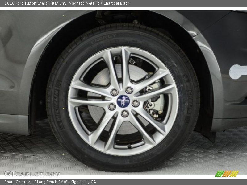 Magnetic Metallic / Charcoal Black 2016 Ford Fusion Energi Titanium