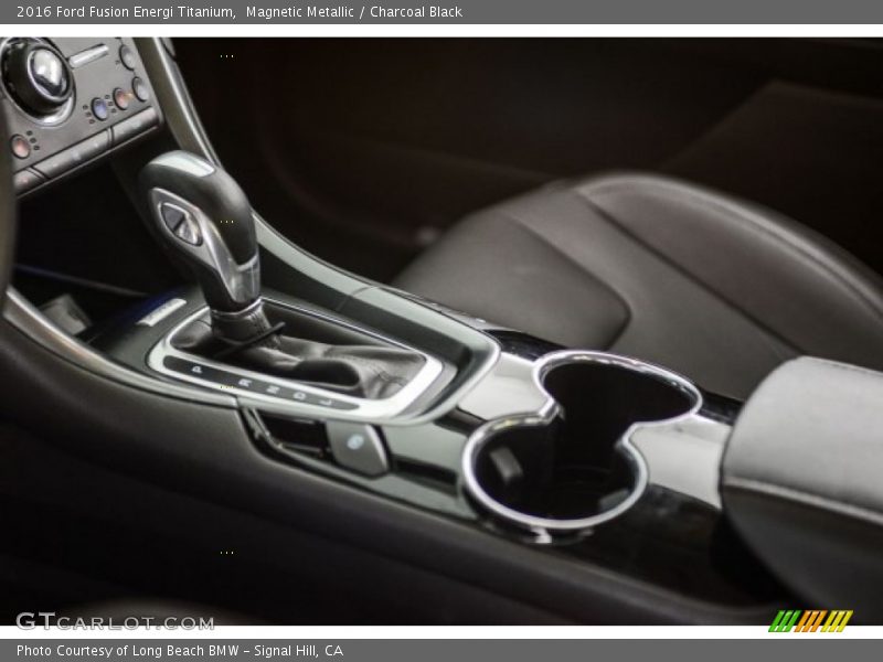 Magnetic Metallic / Charcoal Black 2016 Ford Fusion Energi Titanium