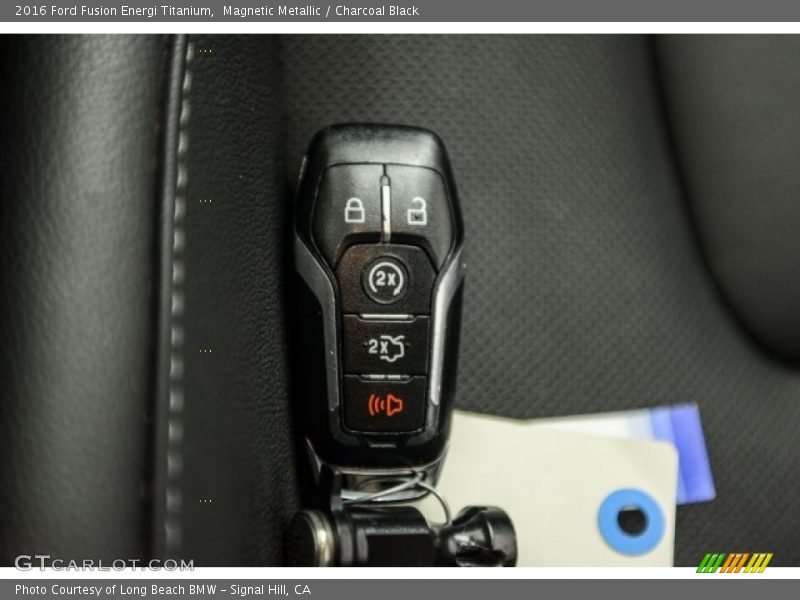 Magnetic Metallic / Charcoal Black 2016 Ford Fusion Energi Titanium