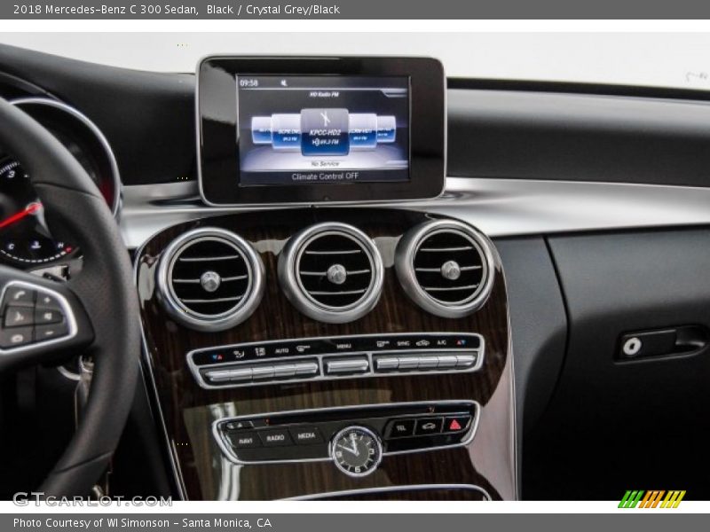 Black / Crystal Grey/Black 2018 Mercedes-Benz C 300 Sedan
