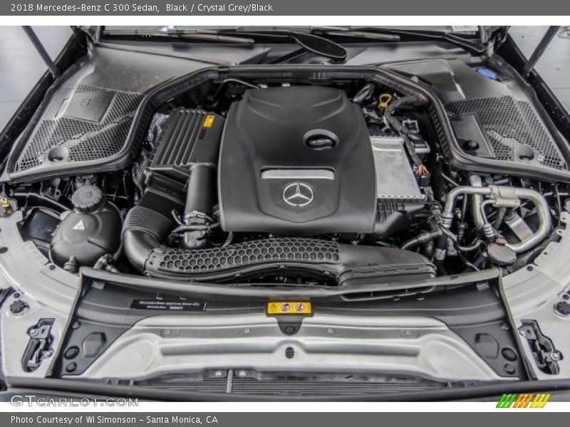 Black / Crystal Grey/Black 2018 Mercedes-Benz C 300 Sedan