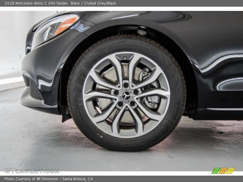 Black / Crystal Grey/Black 2018 Mercedes-Benz C 300 Sedan