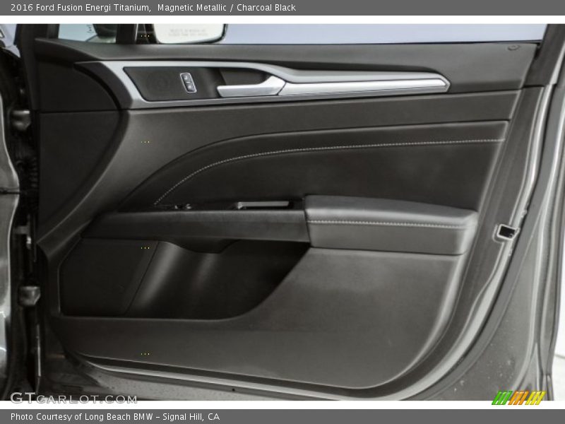 Magnetic Metallic / Charcoal Black 2016 Ford Fusion Energi Titanium