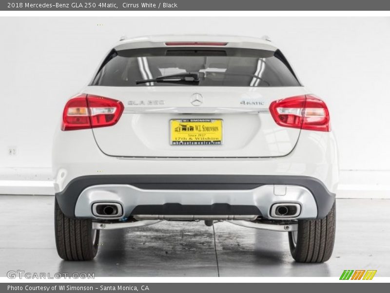 Cirrus White / Black 2018 Mercedes-Benz GLA 250 4Matic