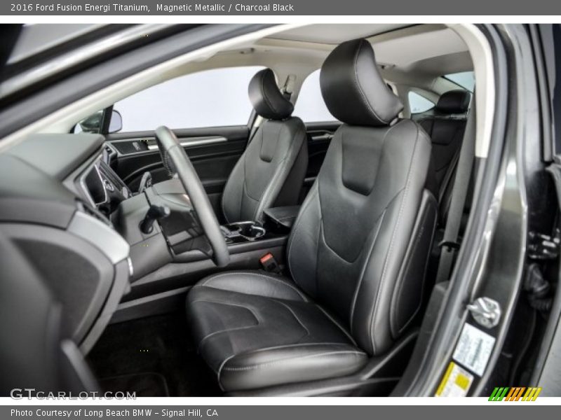 Magnetic Metallic / Charcoal Black 2016 Ford Fusion Energi Titanium