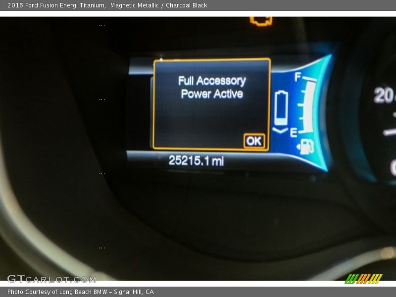 Magnetic Metallic / Charcoal Black 2016 Ford Fusion Energi Titanium