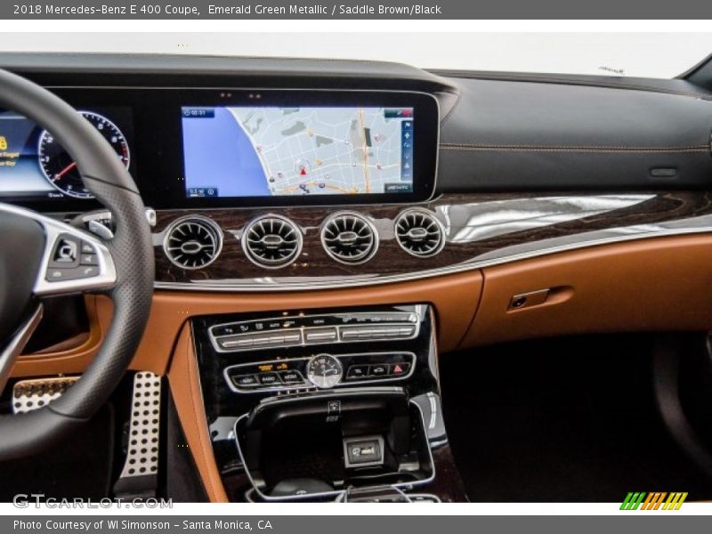 Emerald Green Metallic / Saddle Brown/Black 2018 Mercedes-Benz E 400 Coupe