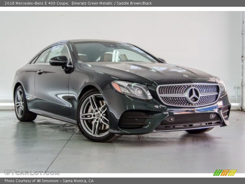 Front 3/4 View of 2018 E 400 Coupe