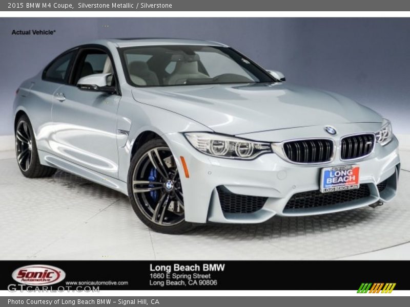 Silverstone Metallic / Silverstone 2015 BMW M4 Coupe