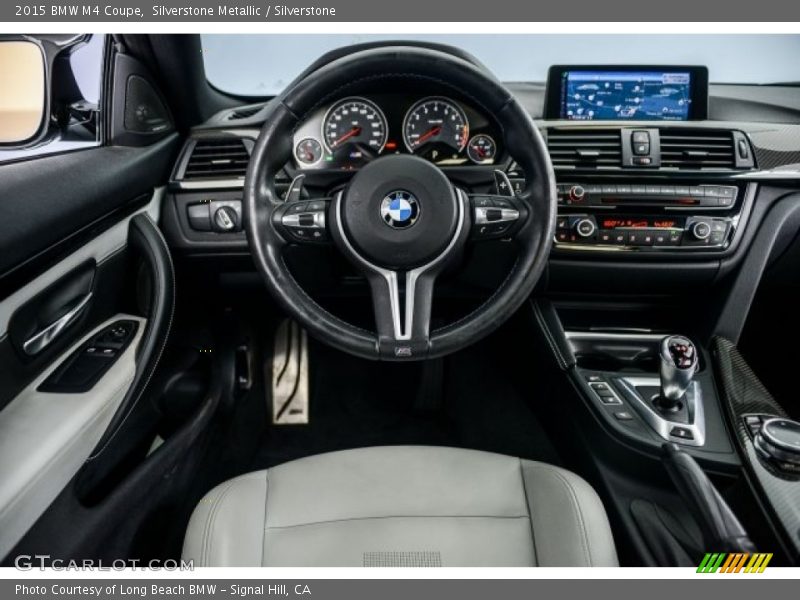 Silverstone Metallic / Silverstone 2015 BMW M4 Coupe