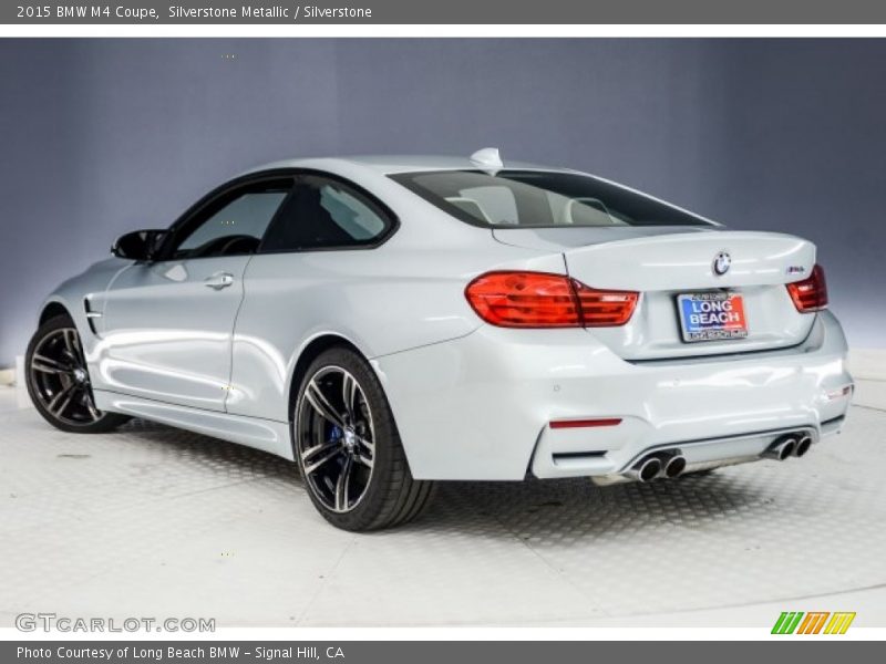 Silverstone Metallic / Silverstone 2015 BMW M4 Coupe