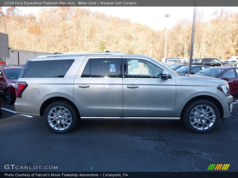  2018 Expedition Platinum Max 4x4 White Gold