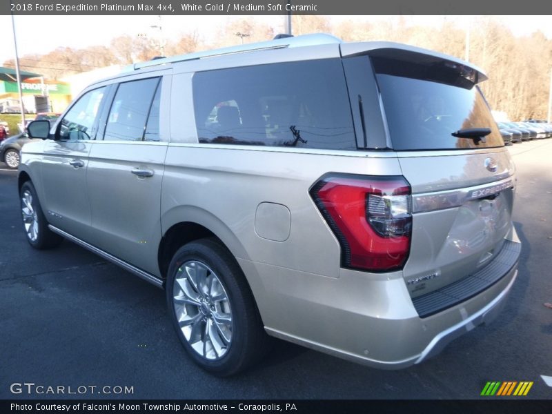 White Gold / Medium Soft Ceramic 2018 Ford Expedition Platinum Max 4x4