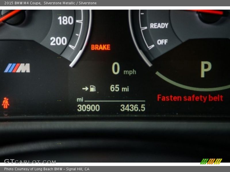 Silverstone Metallic / Silverstone 2015 BMW M4 Coupe