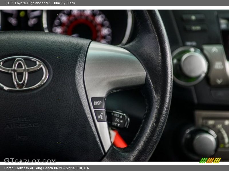 Black / Black 2012 Toyota Highlander V6