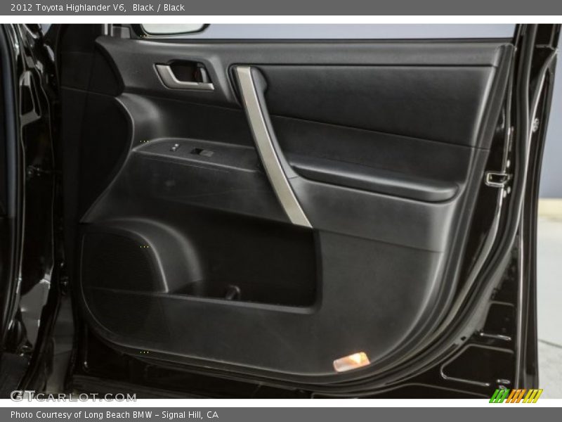Black / Black 2012 Toyota Highlander V6