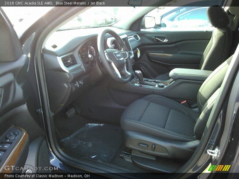 Blue Steel Metallic / Jet Black 2018 GMC Acadia SLE AWD